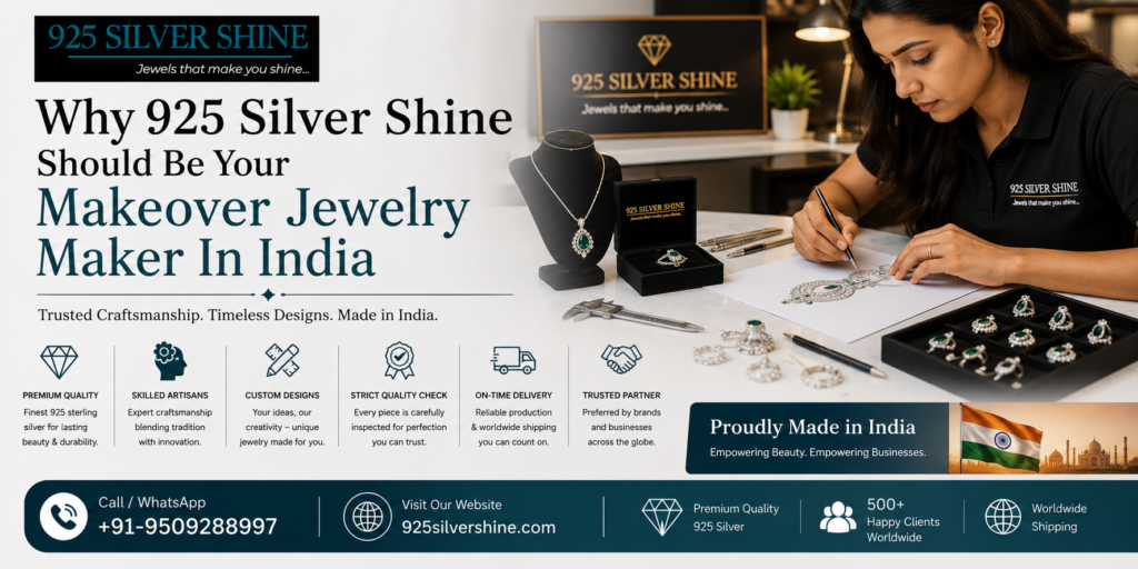 Why 925 Silver Shine Should Be Your Makeover Jewelry Maker In India