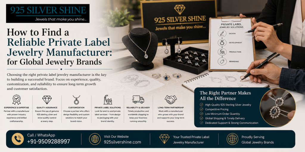 How to Find a Reliable Private Label Jewelry Manufacturer: for Global Jewelry Brands