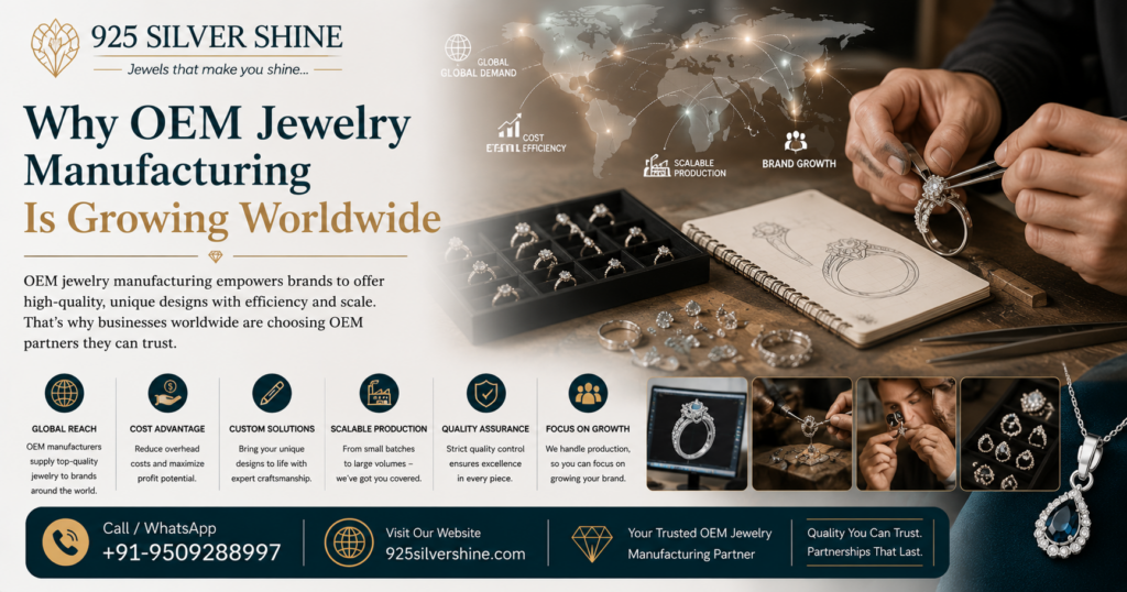 Why OEM Jewelry Manufacturing Is Growing Worldwide