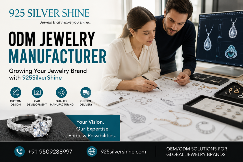 ODM Jewelry Manufacturer: Growing Your Jewelry Brand with 925SilverShine