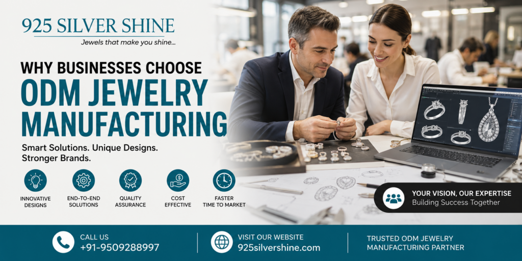 Why Businesses Choose ODM Jewelry Manufacturing