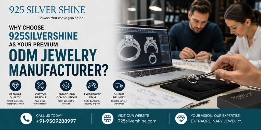 Why Choose 925SilverShine as Your Premium ODM Jewelry Manufacturer?