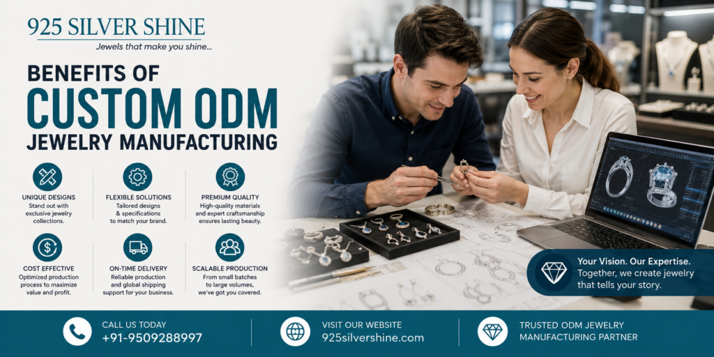 Benefits of Custom ODM Jewelry Manufacturing