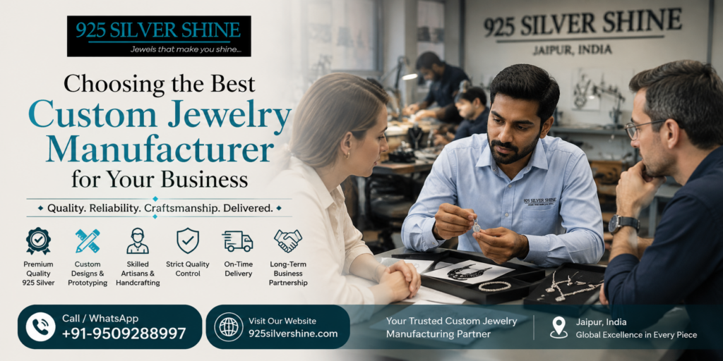 Choosing the Best Custom Jewelry Manufacturer for Your Business