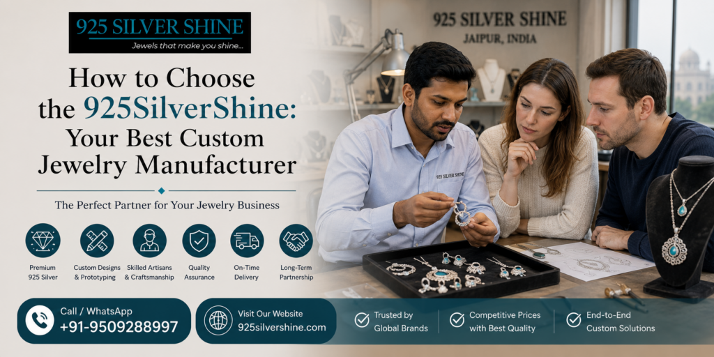 How to Choose the 925SilverShine: Your Best Custom Jewelry Manufacturer