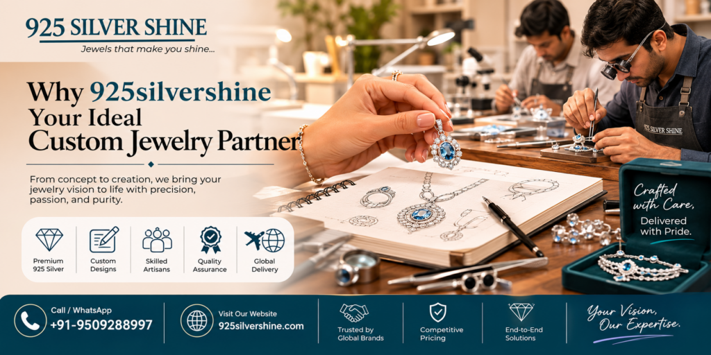 The 925silvershine Advantage: Why We're Your Ideal Custom Jewelry Partner