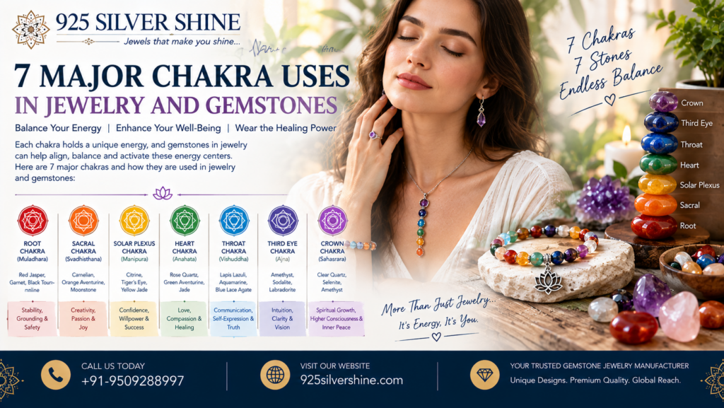 7 Major Chakra Uses in Jewelry and Gemstones