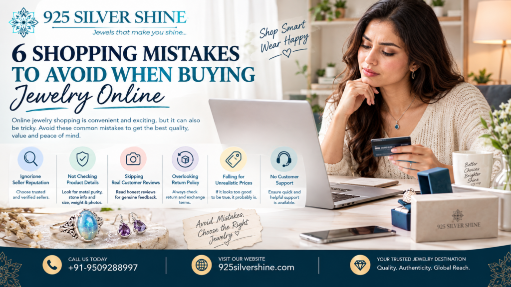 6 Shopping Mistakes to Avoid When Buying Jewelry Online